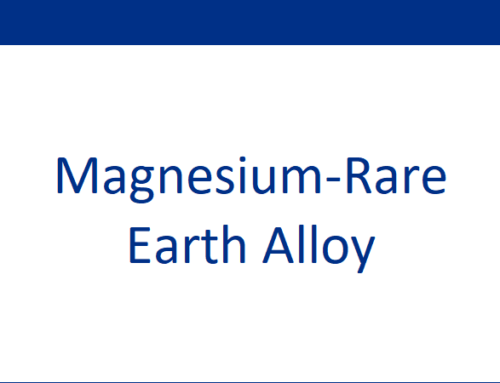 Magnesium-Rare Earth Alloy
